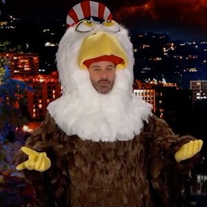 Jimmy Kimmelu0027s Halloween Costume Was Inspired by the 2016 Presidential Election | E! News sc 1 st E! News : liberty bell halloween costume - Germanpascual.Com